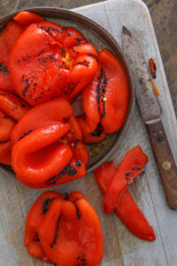 How To Peel Roasted Peppers